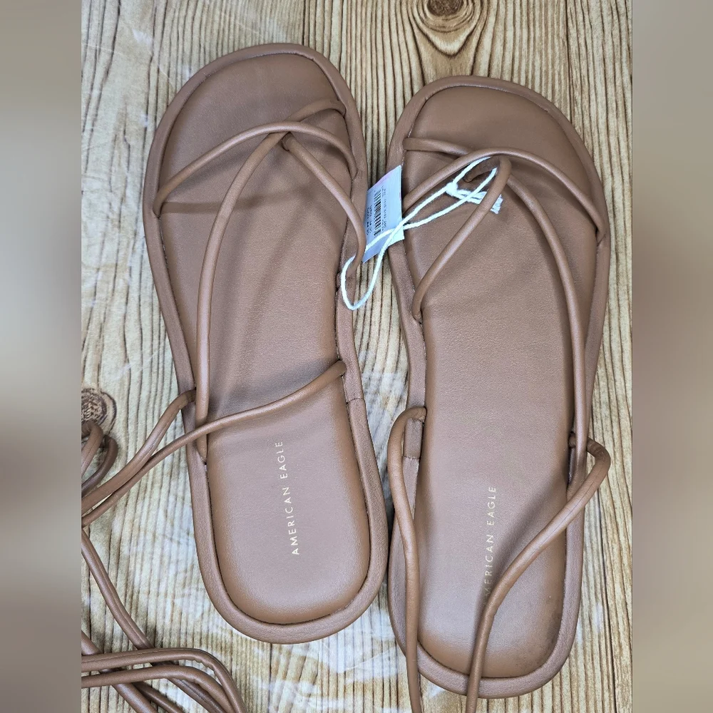 American Eagle Outfitters Brown Gladiator Sandals Size 10‎